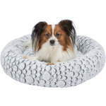 Cama Mila, Blanco-Gris, ø 60 cm