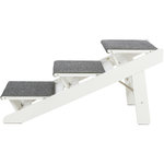 Ramp, folding steps, MDF, 44 × 46 × 106 cm, white