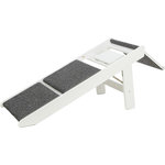 Ramp, folding steps, MDF, 44 × 46 × 106 cm, white