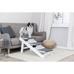 Ramp, folding steps, MDF, 44 × 46 × 106 cm, white