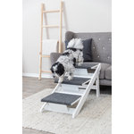 Ramp, folding steps, MDF, 44 × 46 × 106 cm, white