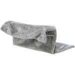 Radiator bed, plush, 45 × 24 × 31 cm, grey/light grey