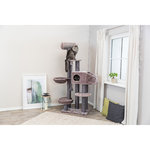 Poste Rascador XXL Andres, Capuchino, 70 × 190 × 48 cm