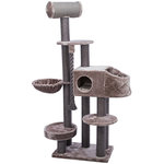 Poste Rascador XXL Andres, Capuchino, 70 × 190 × 48 cm