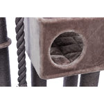 Poste Rascador XXL Andres, Capuchino, 70 × 190 × 48 cm