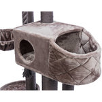 Poste Rascador XXL Andres, Capuchino, 70 × 190 × 48 cm