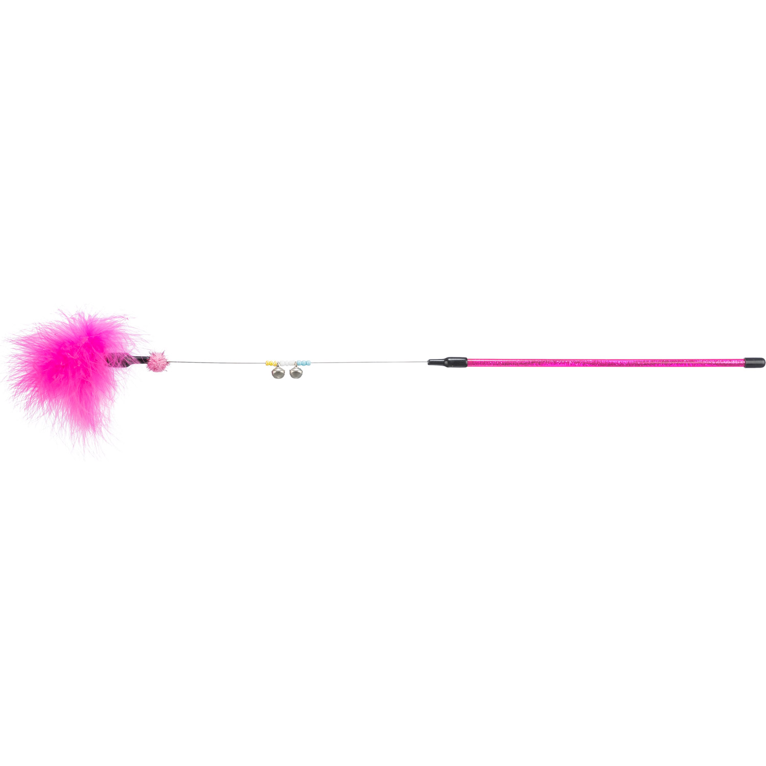 Play Rod Playing rod with feather, metal/plastic, 55 cm - TRIXIE