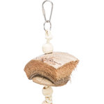 Natural toy, coconut/rattan/lava rock, 35 cm