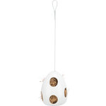 Nesting aid, hanging, ceramic, 10.5 × 10.5 × 15 cm, white