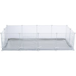 Base for indoor enclosure #62460, 140 × 70 cm, grey/white