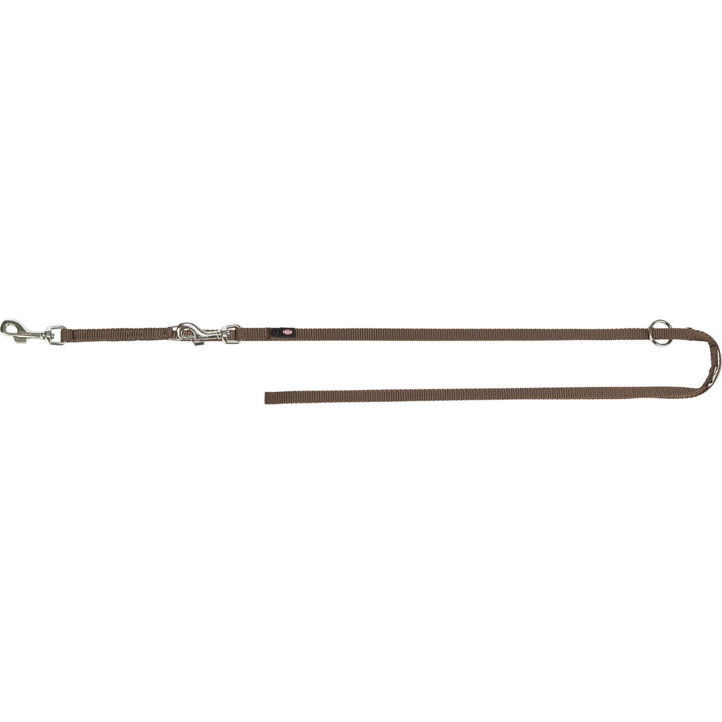 Premium adjustable leash, XS: 2.00 m/10 mm, hazelnut