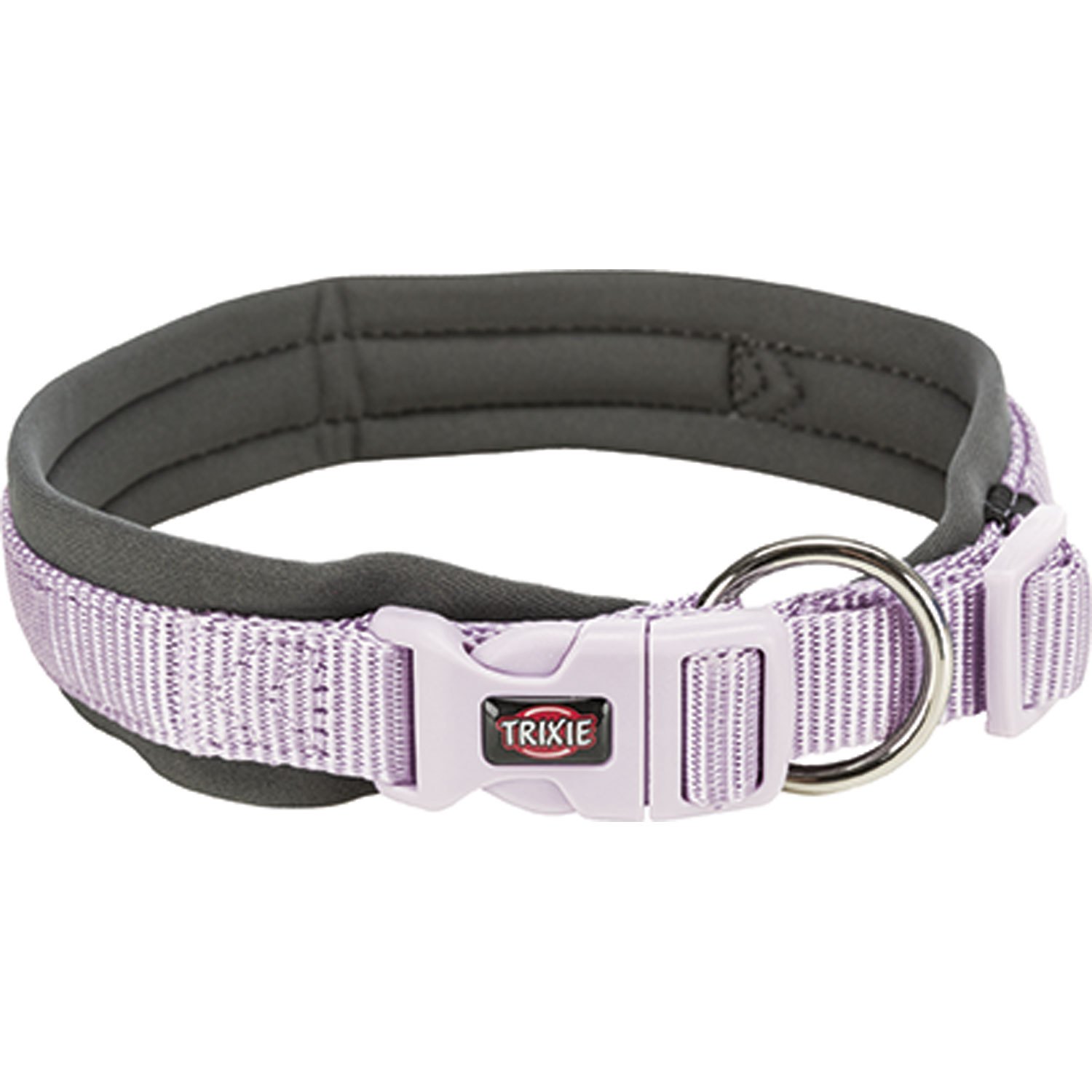 montar Celsius Seminario Collar Premium, Acolchado neopreno, L–XL: 56–55 cm/25 mm, Lila Claro/Grafito