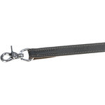 Rustic fatleather leash, L–XL: 1.00 m/25 mm, grey
