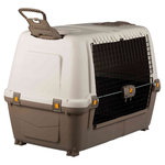 Transportín Skudo Car 100, M–L, 100 × 68 × 60 cm, Gris topo-Arena