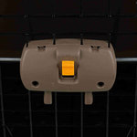 Transportín Skudo Car 100, M–L, 100 × 68 × 60 cm, Gris topo-Arena
