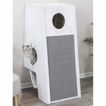 Poste de rascado para montar en la pared, 110 cm, Gris Claro