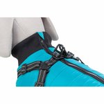 Abrigo Pontis con arnés, S: 40 cm, aguamarina