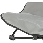 Cama de camping para perros, gris oscuro/azul petróleo, 69 x 20 x 69 cm