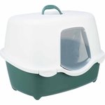 Bandeja Higiénica Davio Top para gatos, verde/blanco, 56 x 39 x 39 cm