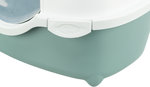 Bandeja Higiénica Davio Top para gatos, verde/blanco, 56 x 39 x 39 cm