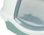 Bandeja Higiénica Davio Top para gatos, verde/blanco, 56 x 39 x 39 cm