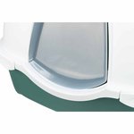 Bandeja Higiénica Davio Top para gatos, verde/blanco, 56 x 39 x 39 cm