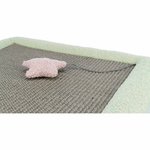 Junior Scratching mat, 47 × 47 cm, grey/mint