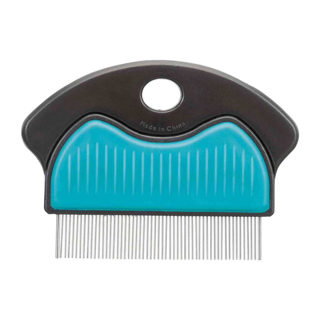 Flea and dust comb, metal, 7 cm