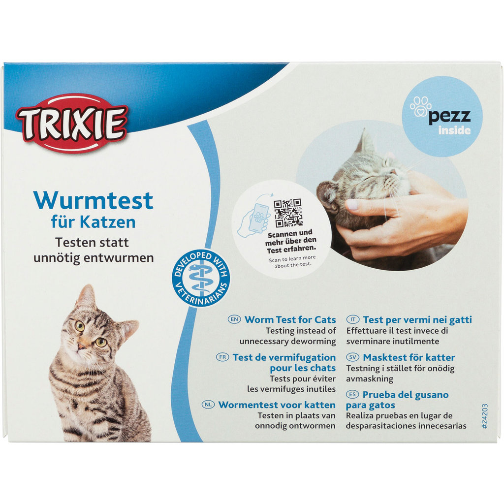 Worm test for cats