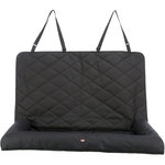 Asiento para coches, doble, doble, 95 × 10 × 50 cm, Negro