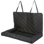 Asiento para coches, doble, doble, 95 × 10 × 50 cm, Negro