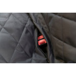 Asiento para coches, doble, doble, 95 × 10 × 50 cm, Negro