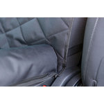 Asiento para coches, doble, doble, 95 × 10 × 50 cm, Negro
