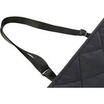 Asiento para coches, doble, doble, 95 × 10 × 50 cm, Negro
