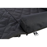 Asiento para coches, doble, doble, 95 × 10 × 50 cm, Negro