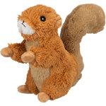 Ardilla, felpa, materiales reciclados, 20 cm