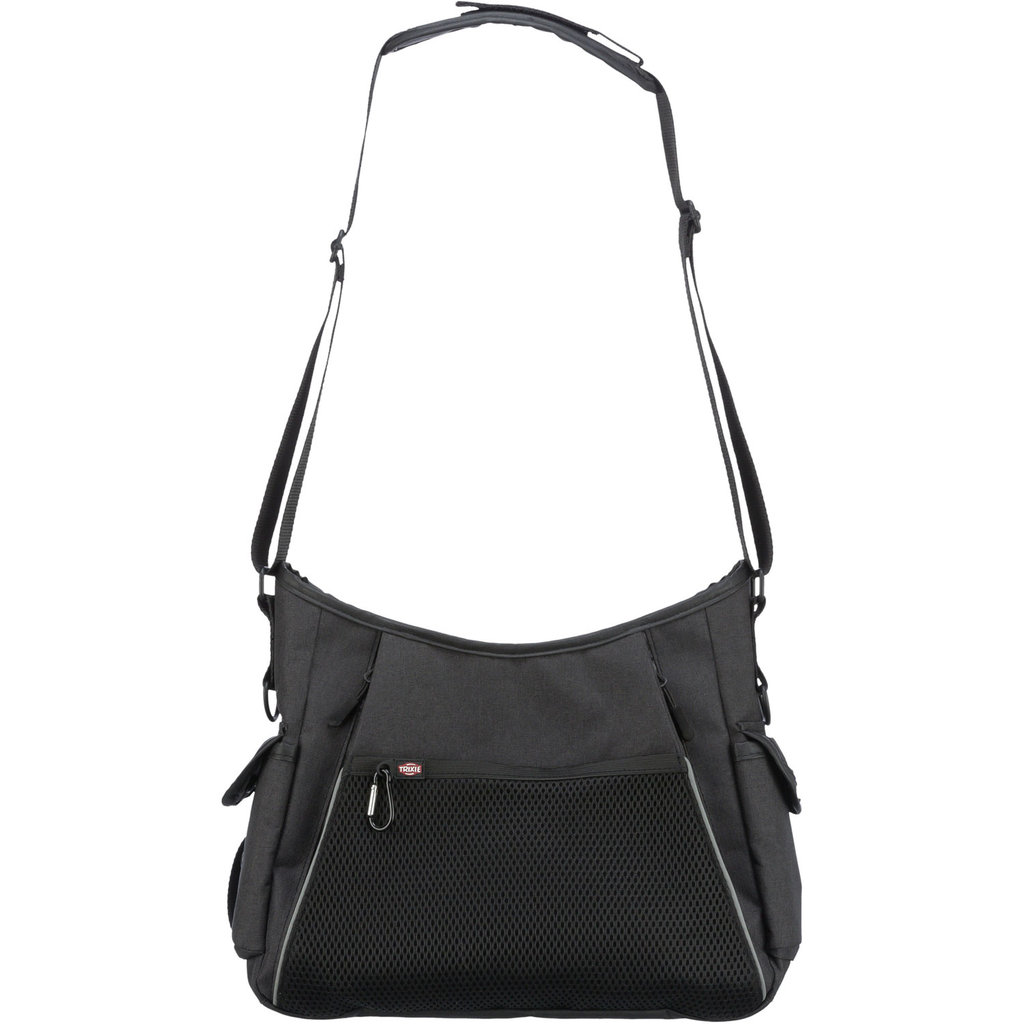 Bolsa para paseo y juguete de caza/presa, 34 × 29 × 9 cm, Antracita