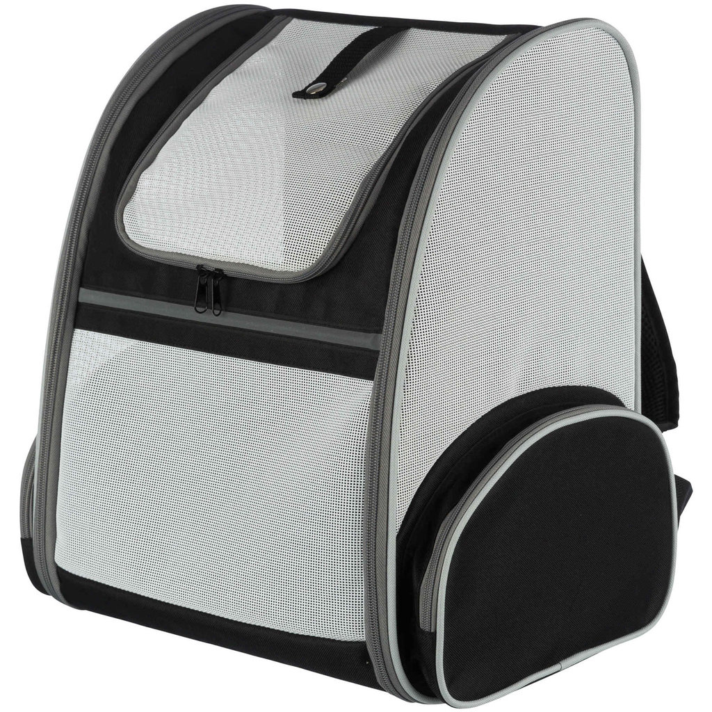 Mochila Chloe, 39 × 43 × 27 cm, Gris Claro/Negro