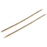 Perchas de madera de corteza para jaula, corteza madera, 45 cm/ø 10–12 mm, 2 pcs