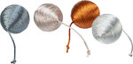 Set de Pelotas Sonajero, tela, ø 4 cm