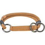 BE NORDIC Collar de Educación, cuero, S–M: 40 cm/ø 8 mm