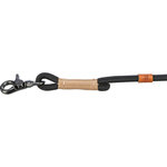 BE NORDIC Ramal, S–M: 2.00 m/ø 8 mm, Negro