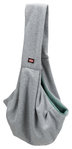 Mochila frontal JUNIOR, 22 × 20 × 60 cm, Gris Claro/Menta