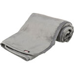 Levy blanket, plush, 140 × 90 cm, grey