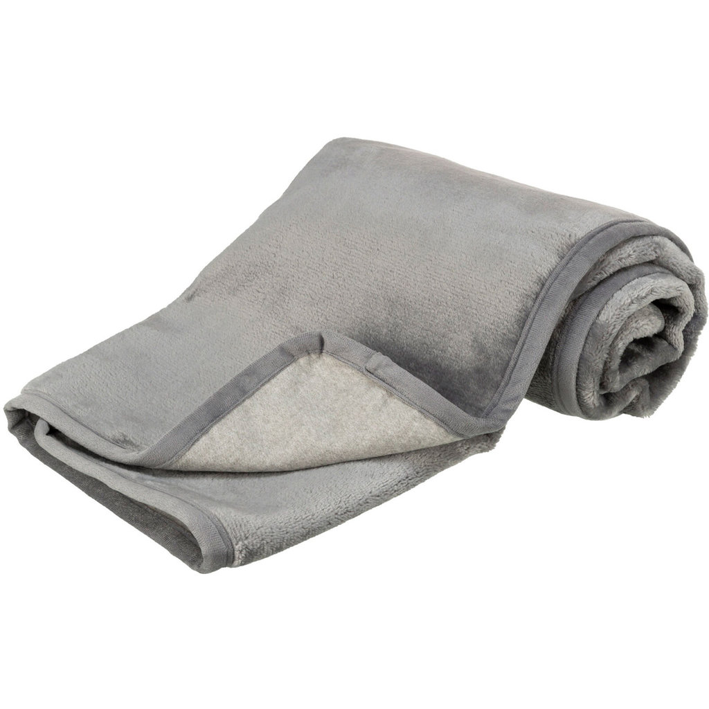 Levy blanket, plush, 140 × 90 cm, grey