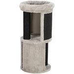 Poste Rascador para gatos Giorgia, ø 38 × 82 cm, gris