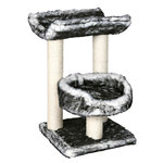 Isaba scratching post, 62 cm, black/white