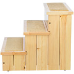 Escalera Madera, Haya, 40 x 38 x 45 cm