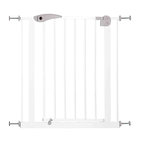 Barrier for dogs, metal, 75–85 × 76 cm, white