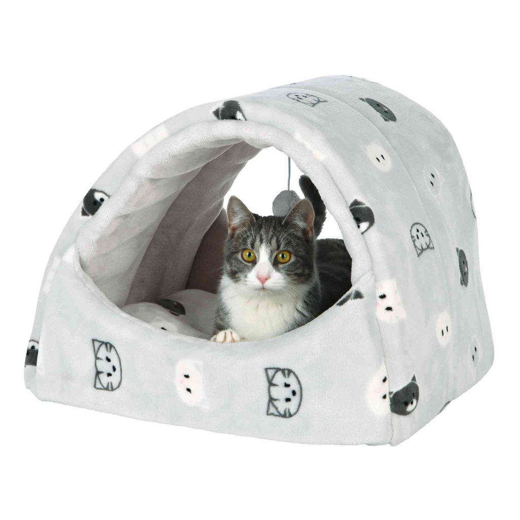 Mimi cuddly cave, 42 × 35 × 35 cm, grey